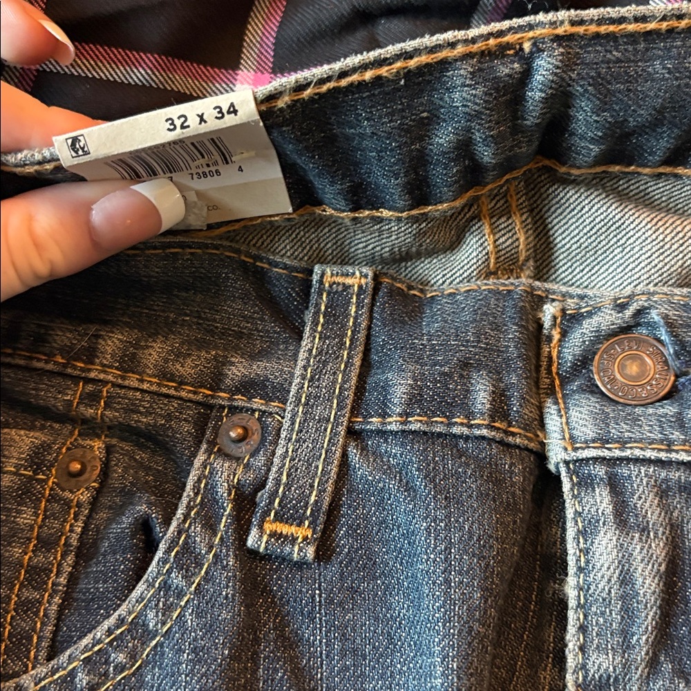 Levi's Men's Straight Jeans - Dark Blue